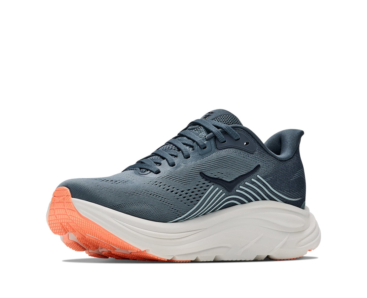 HOKA Clifton 11 (Women's) - Faded Navy / Glimmering Blue - view 3
