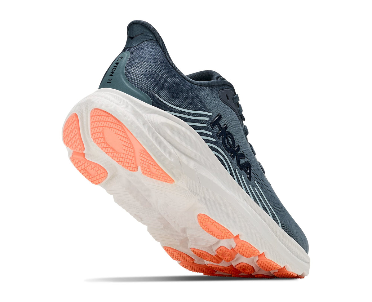 HOKA Clifton 11 (Women's) - Faded Navy / Glimmering Blue - view 4