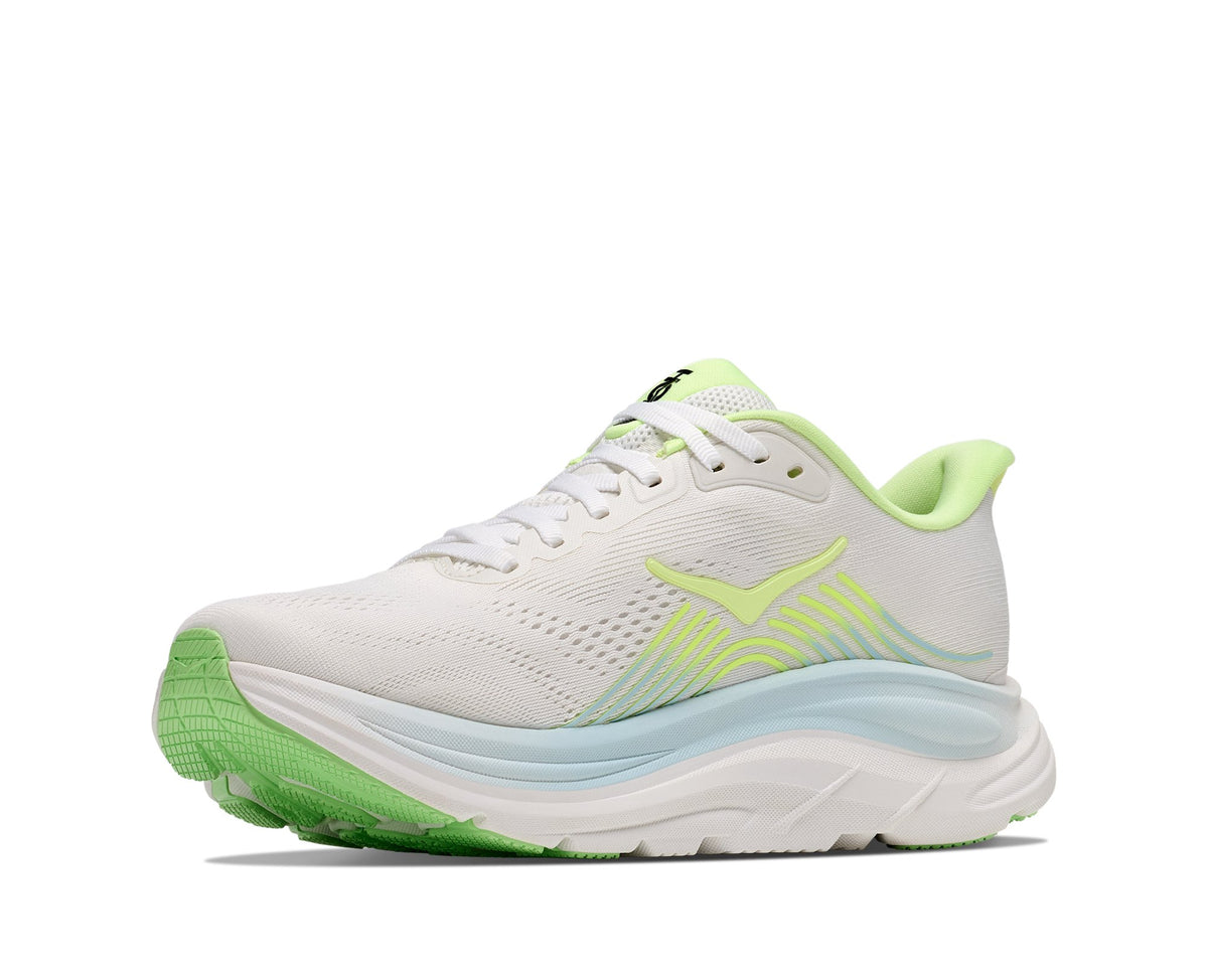 HOKA Clifton 11 (Women's) - Frost / Neon Yuzu - view 2