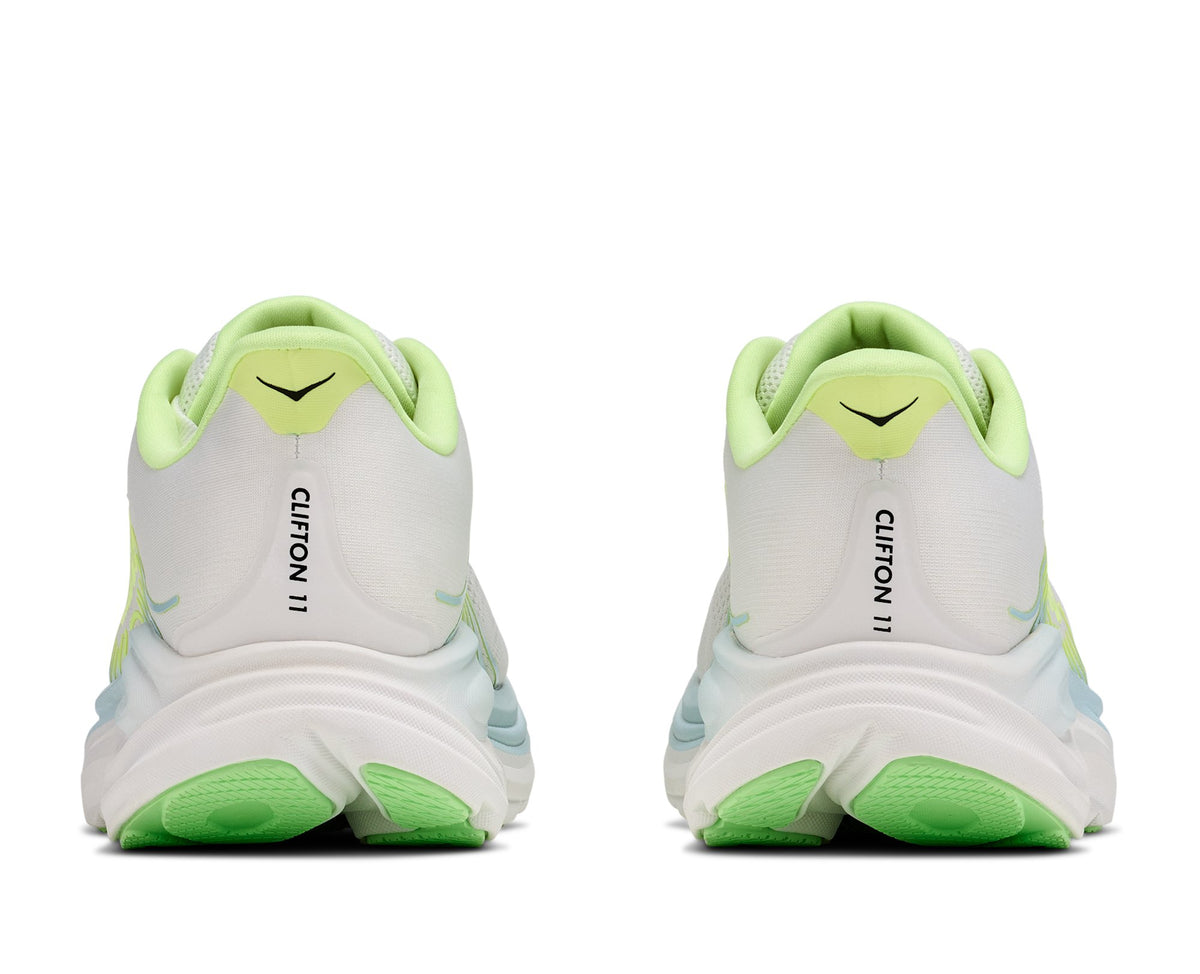 HOKA Clifton 11 (Women's) - Frost / Neon Yuzu - view 4
