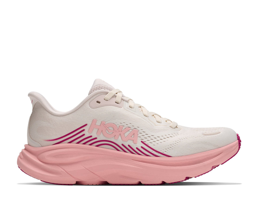 HOKA Clifton 11 (Women's) - Rose Cream / Dewy Pink - view 1