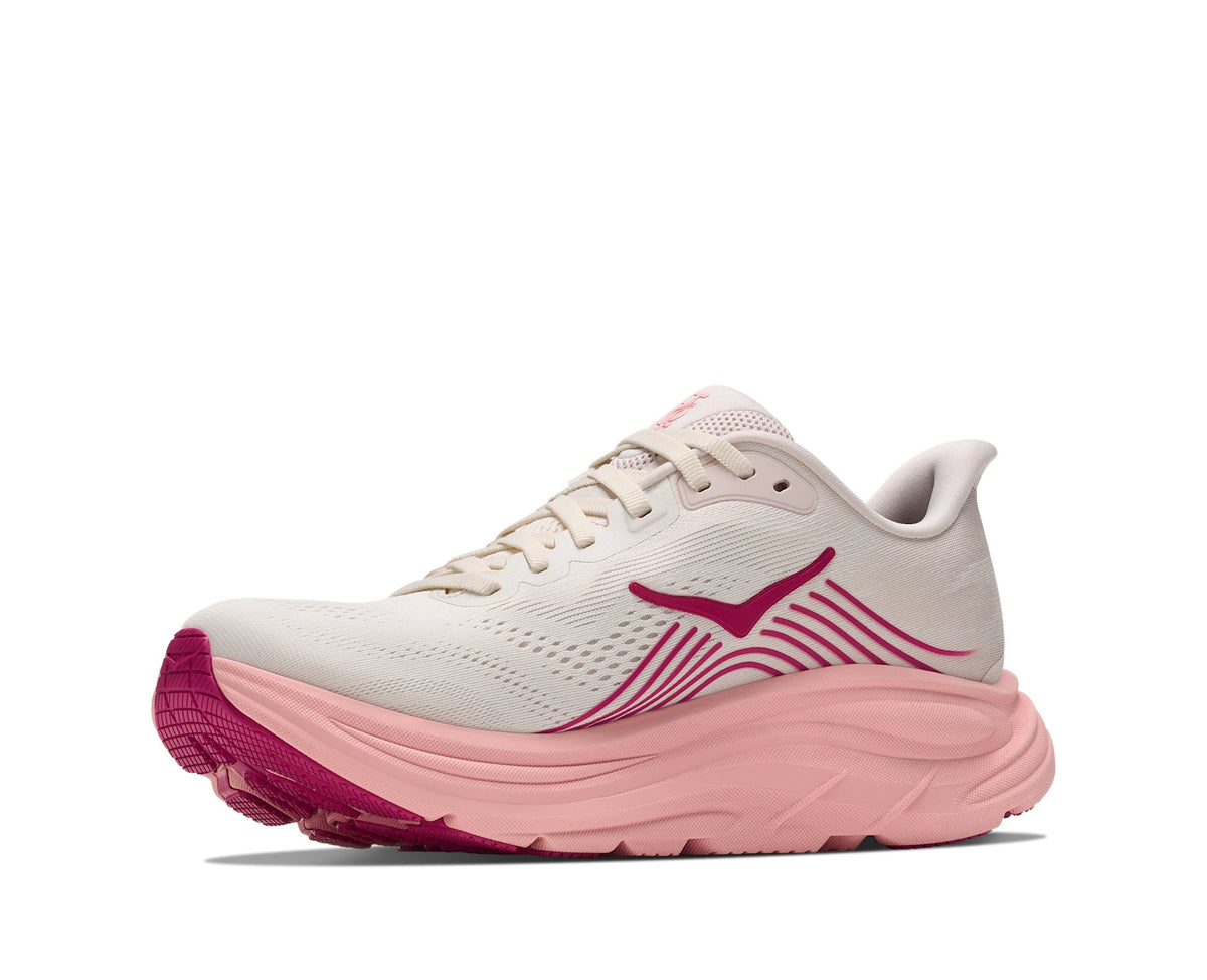 HOKA Clifton 11 (Women's) - Rose Cream / Dewy Pink - view 2