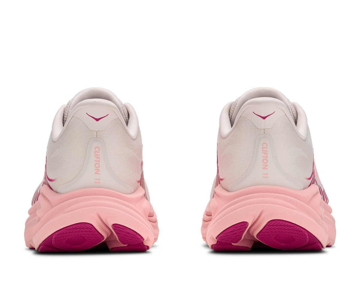 HOKA Clifton 11 (Women's) - Rose Cream / Dewy Pink - view 4