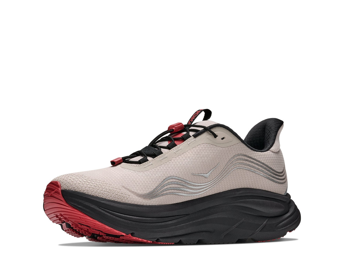 HOKA Clifton 11 GTX (Men's) - River Rock Grey / Carbon Black - view 3