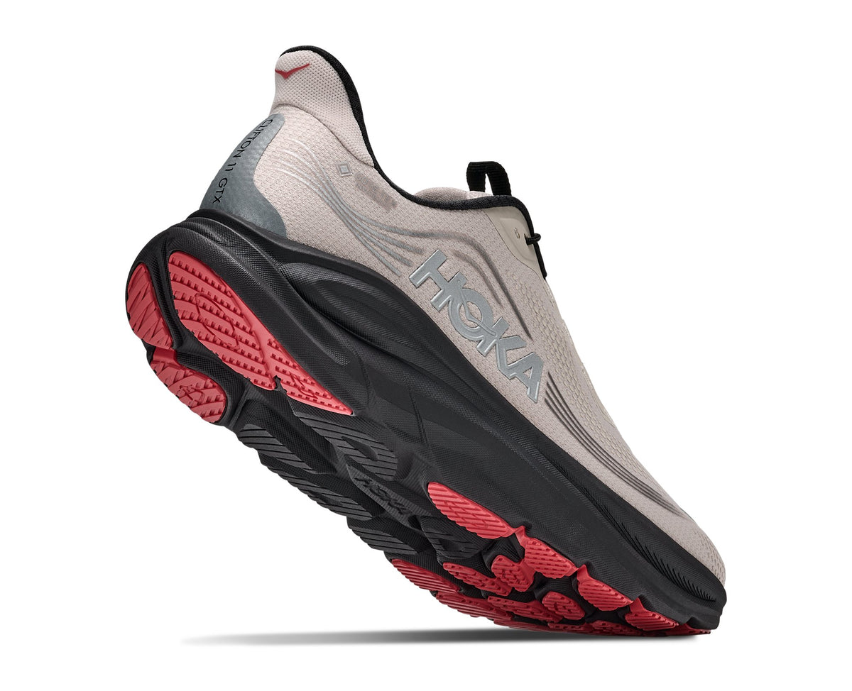HOKA Clifton 11 GTX (Men's) - River Rock Grey / Carbon Black - view 4
