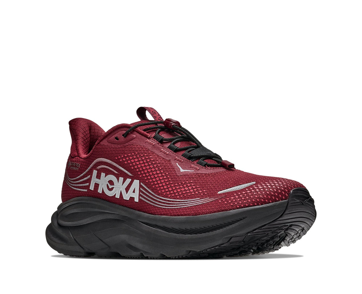 HOKA Clifton 11 GTX (Men's) - Varsity Burgundy / Carbon Black - view 6