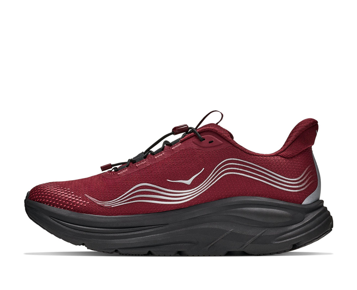 HOKA Clifton 11 GTX (Men's) - Varsity Burgundy / Carbon Black - view 8