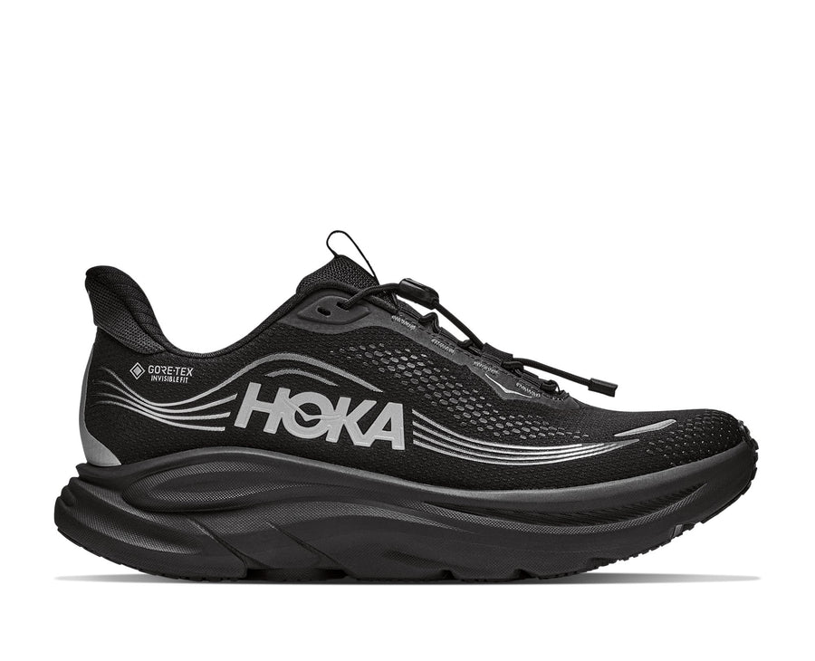 HOKA Clifton 11 GTX (Women's) - Black / Black - view 1