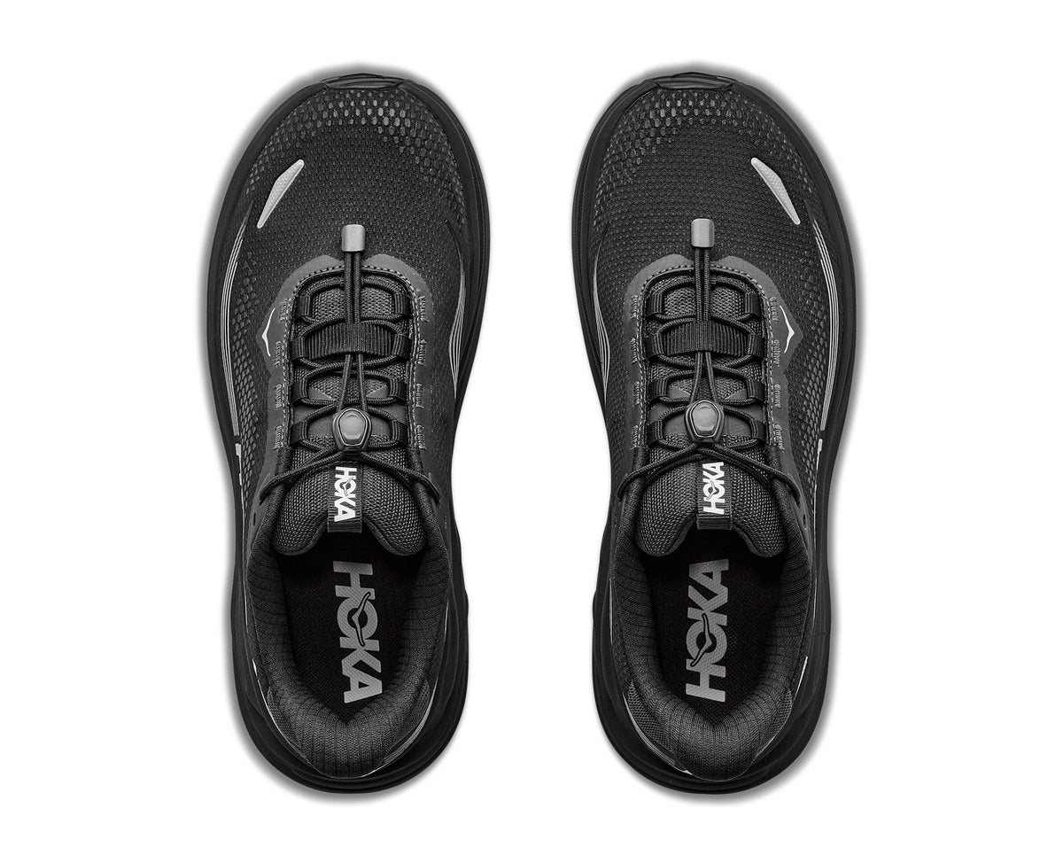 HOKA Clifton 11 GTX (Women's) - Black / Black - view 2