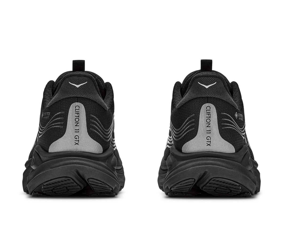 HOKA Clifton 11 GTX (Women's) - Black / Black - view 5
