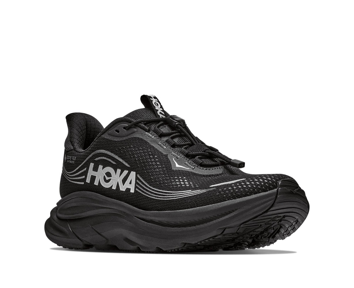HOKA Clifton 11 GTX (Women's) - Black / Black - view 6