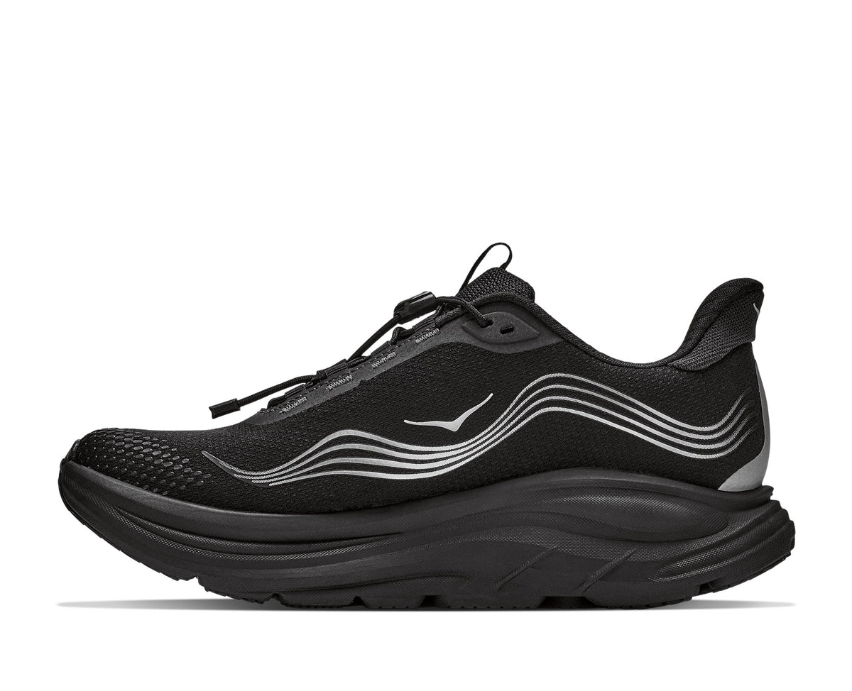 HOKA Clifton 11 GTX (Women's) - Black / Black - view 8