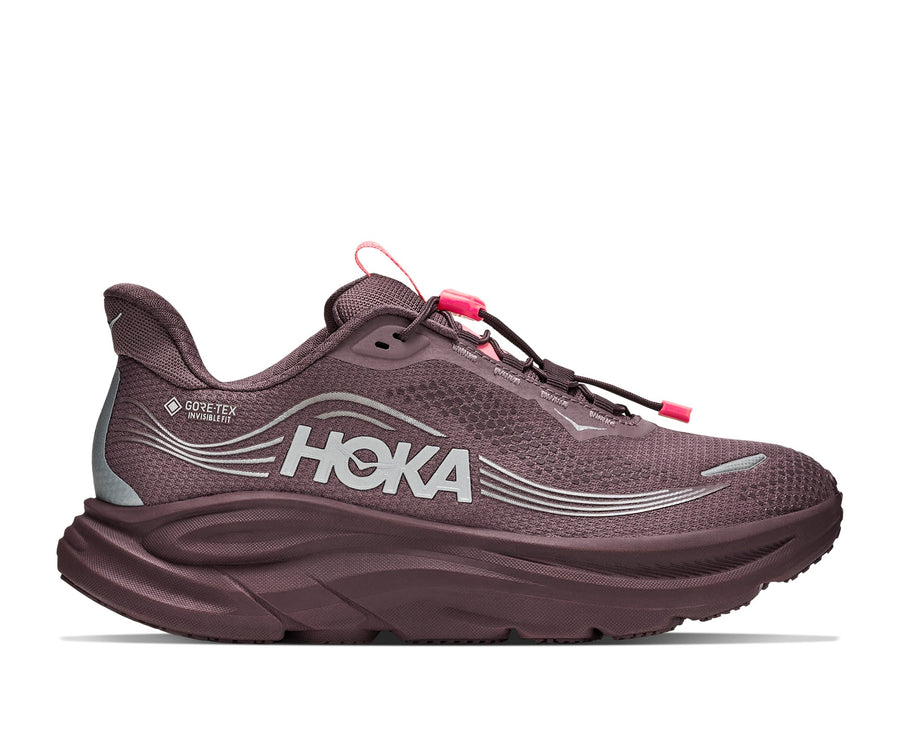 HOKA Clifton 11 GTX (Women's) - Smoky Quartz / Deep Mauve - view 1